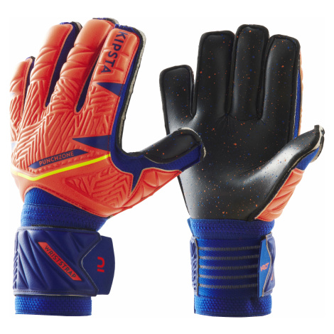 Detské rukavice F500 Viralto Shielder oranžovo-modré KIPSTA