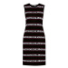 LOVE MOSCHINO Úpletové šaty WS52R10X 1422 Čierna Regular Fit