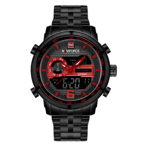 Pánske hodinky NAVIFORCE - NF9119 (zn066d) - black/red