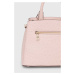 Kožená kabelka Dkny ružová farba