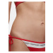 Červený dámsky spodný diel plaviek Calvin Klein Underwear