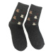 Tmavosivé ponožky CATTY