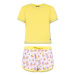 Dámske pyžamo A05135-0EGAY-E5874 - žltá - Diesel Žlutá