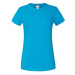 Blue Iconic women's t-shirt in combed cotton Fruit of the Loom