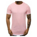 Predĺžené pánske tričko ružové O/1262