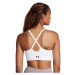 Dámska tréningová športová podprsenka UNDER ARMOUR Vanish Seamless Low Bra-WHT