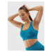 Women's 4F Low Support Sports Seamless Bra - Turquoise