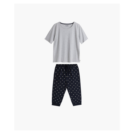 Women's pyjamas ATLANTIC - navy blue/grey