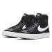 Juniorská vychádzková obuv NIKE Blazer Mid 77 black white team orange