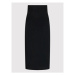 Victoria Victoria Beckham Puzdrová sukňa 1222KSK003600A Čierna Slim Fit