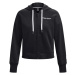 Under Armour  Essential Fleece Script FZ Hoodie  Bundy Čierna