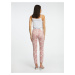 Ružové dámske vzorované slim fit džínsy ORSAY