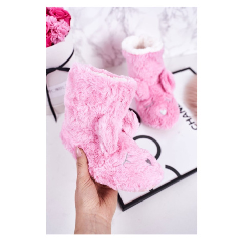 Children's Insulated Home Slippers Pink Sleepyhead