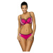 Tmavoružové bikiny s čiernymi lemami Charlotte Razzberry M-495 (10)