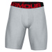 Under Armour TECH 9IN 2 PACK Pánske boxerky, sivá, veľkosť