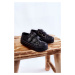 Kids leather Velcro sneakers BIG STAR KK374090 Black