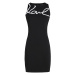 Karl Lagerfeld Šaty  čierna / biela