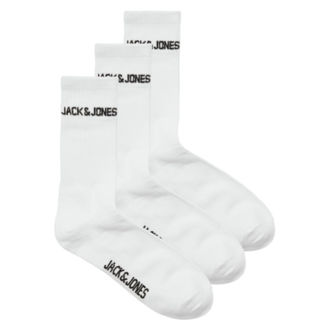 JACK & JONES Ponožky 'JACMELVIN'  čierna / biela