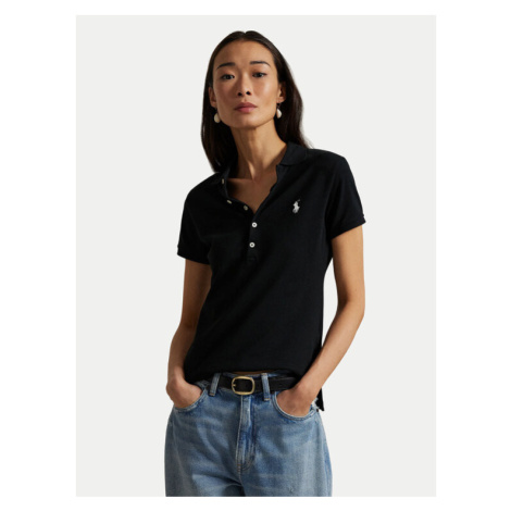 Polo Ralph Lauren Polokošeľa 211870245005 Čierna Slim Fit