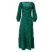 Dorothy Perkins Šaty  zelená / čierna