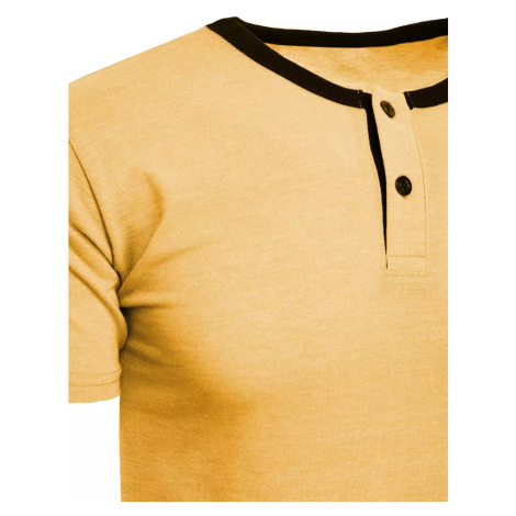 Men's Basic T-Shirt Mustard Dstreet