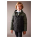 DEFACTO Boy's Water Repellent Hooded Coat