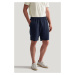 ŠORTKY GANT LINEN DRAWSTRING SHORTS EVENING BLUE