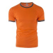 Pánske oranžové tričko s krátkym rukávom