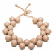 Ballsmania Originálne béžový náhrdelník Bioballs Beige C206-0002 BE