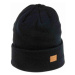 Finmark Zimná čiapka Zimná pletená čiapka, čierna, veľkosť