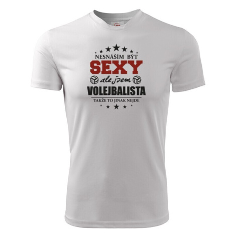 Pánské tričko s nápisom Sexi volejbalista