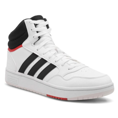 Adidas Sneakersy HOOPS 3.0 MID GY5543 Biela