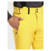 Žlté pánske softshellové lyžiarske nohavice Kilpi RHEA