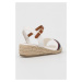 Detské sandále Tommy Hilfiger biela farba