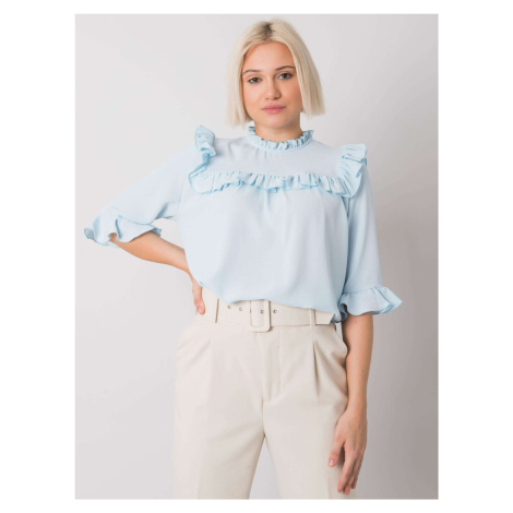 Blouse-CHA-BZ-3312.30-light blue Rue Paris