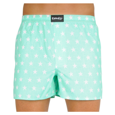 Men's shorts Emes stars on green