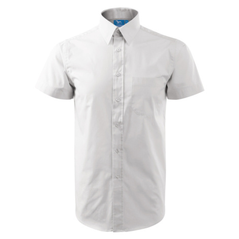Malfini Shirt short sleeve Pánska košeľa 207 biela