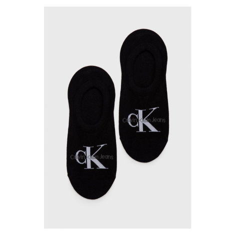 Ponožky Calvin Klein Jeans dámske, čierna farba, 701218751
