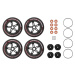 Exway Sada kol Cloud Wheel Rover Scarlet Red pro Atlas Pro 4WD