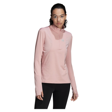 adidas Own The Run 1/2 Zip Wonder Mauve Women's T-Shirt