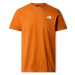 The North Face  Redbox Celebration T-Shirt - Desert Rust  Tričká a polokošele Oranžová