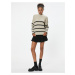 Koton KT - Crew Neck Knitwear Sweater Textured Stripe Pattern