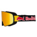 Lyžiarske okuliare RED BULL SPECT RUSH-17RE2, black red snow - orange with red mirror cat. S2