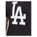 47 Brand Tričko Los Angeles Dodgers Imprint 47 Echo Tee Čierna Regular Fit