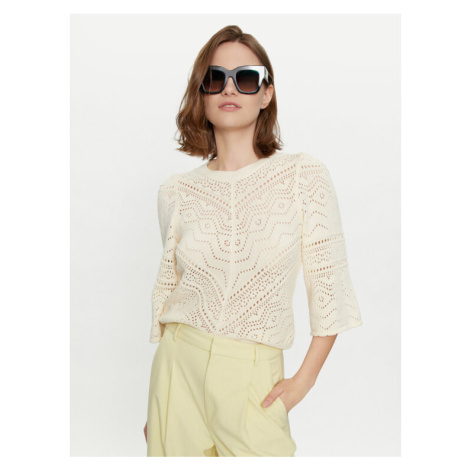 Vero Moda Sveter Bernadette 10283016 Béžová Relaxed Fit