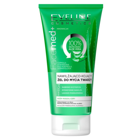 Eveline Cosmetics FaceMed+ hydratačný čistiaci gél s aloe vera