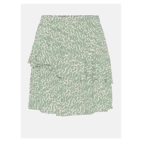 AWARE by VERO MODA Green patterned skirt VERO MODA Hanna - Women