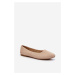 Women's suede ballerinas Beige Kommia