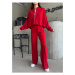 Laluvia Red Charlie Tracksuit Set
