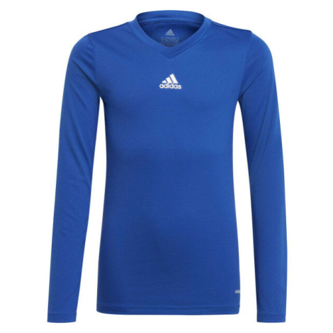 adidas TEAM BASE TEE Y Juniorské futbalové tričko, modrá, veľkosť